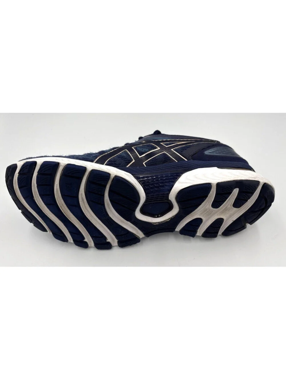 ASICS GEL-Nimbus 22 Blue Gold Running Shoes Women's 8.5